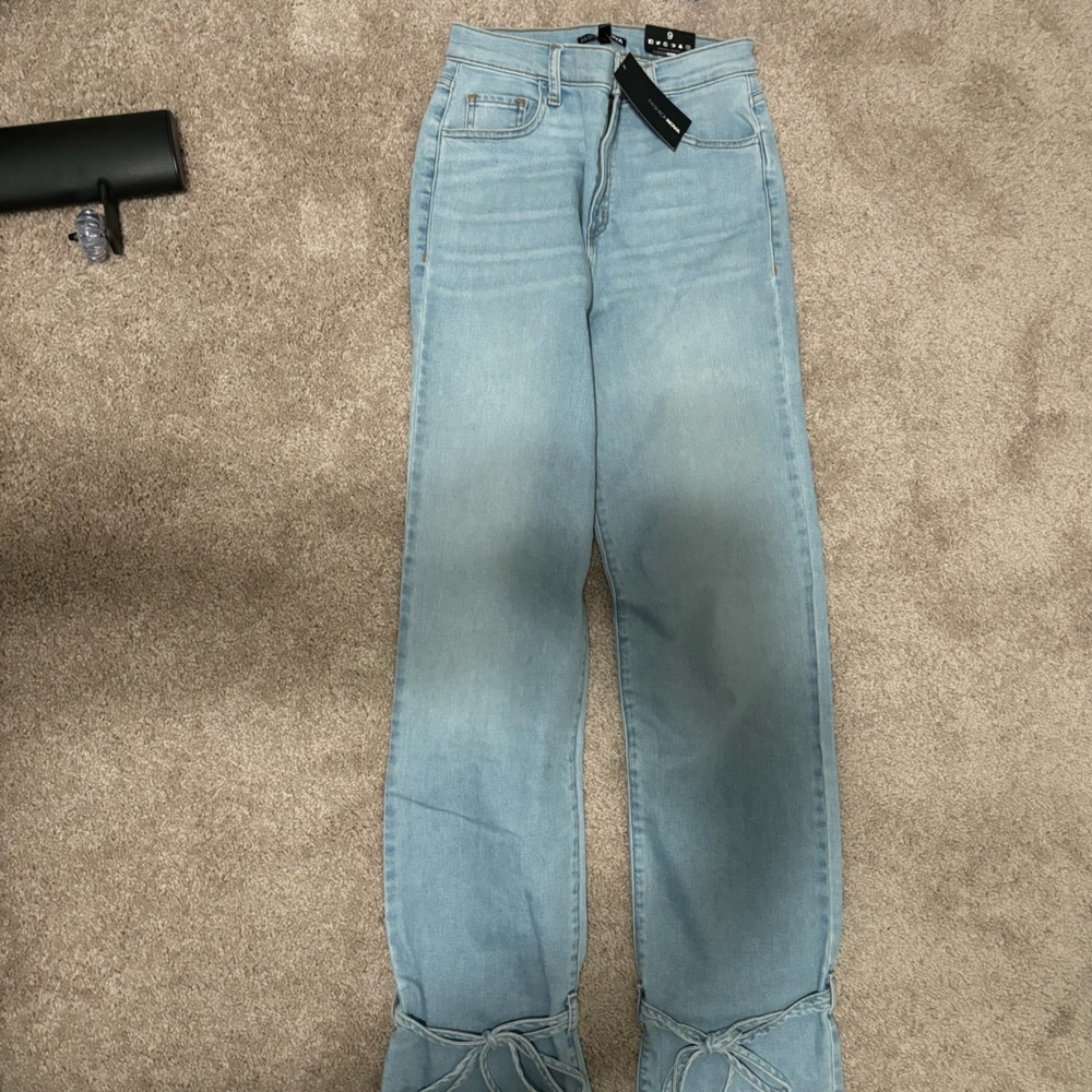 Tough Act to Follow Ankle Tie Jeans